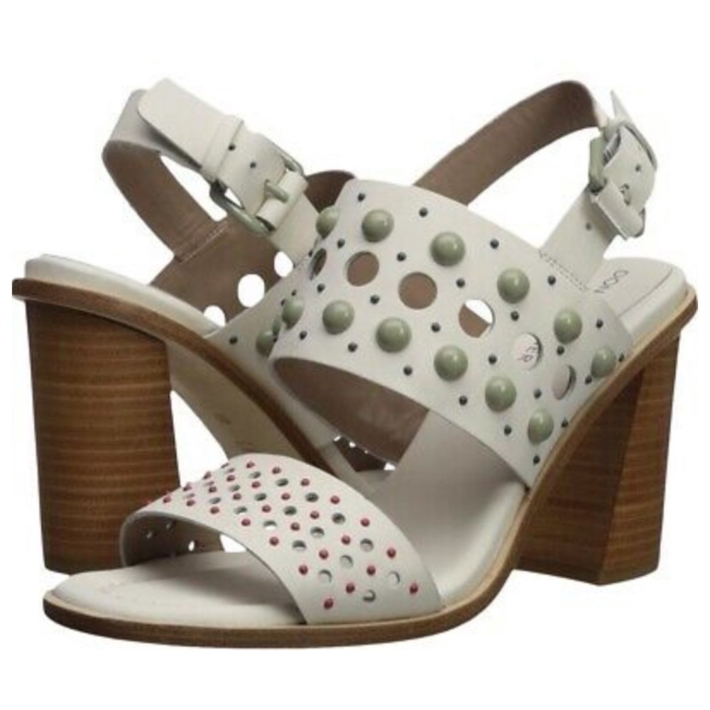 Donald J Pliner Estee leather sandal Block heel